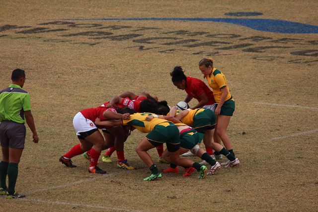 Aussie sevens rugby take on Tonga