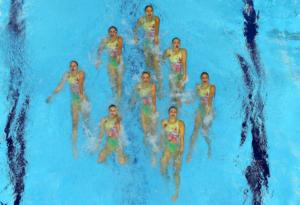 Olympics Day 13 - Synchronised Swimming
