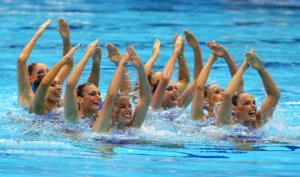 Olympics Day 14 - Synchronised Swimming