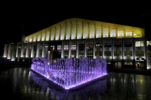 Wembley Arena Lights Up