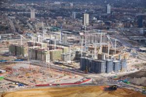 Olympic Village in progress