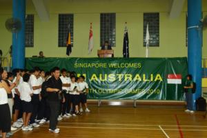 Singapore Welcomes Team Australia