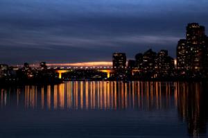 Vancouver by night