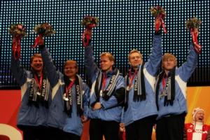 Silver medallist Finland