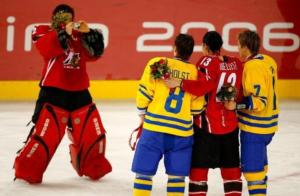 Sweden and Canada celebrate