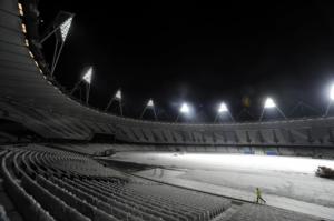 Olympic Stadium Lights - Dec 2010