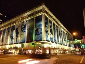 Vancouver street at night