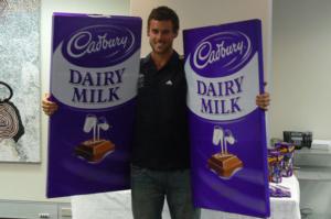 Matt Ryan launches the Cadbury sponsorship
