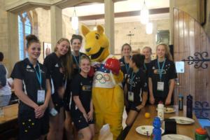 BK meets the Aussie basketballers