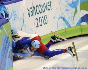 Into the wall at the Short Track