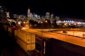 Vancouver Skyline at night