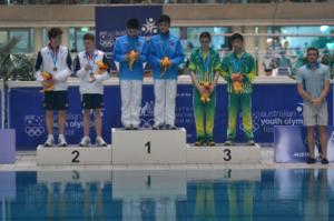 AYOF 3m Synchro medallists