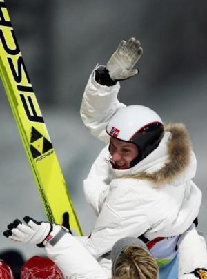 Lars Bystol is celebrating