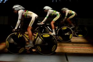 Aussie girls storm the track