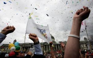 London Celebrates Olympic Win