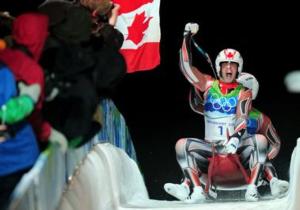 Canadian joy in the luge