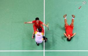 China's Double celebrate