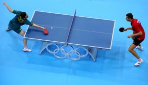 Olympics Day 3 - Table Tennis ariel