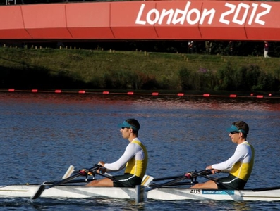 Olympics Day 3 - Rowing brennan&Crawshay