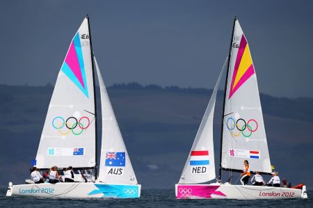 Olympics Day 12 - Sailing - Women's Elliott 6m WMR