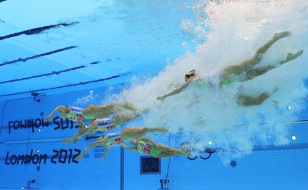 Olympics Day 13 - Synchronised Swimming