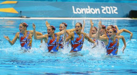 Olympics Day 14 - Synchronised Swimming