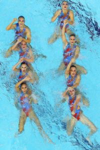 Olympics Day 14 - Synchronised Swimming