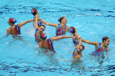 Olympics Day 14 - Synchronised Swimming