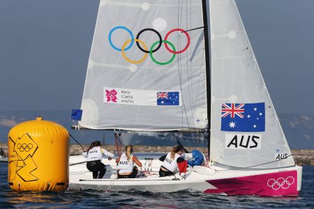 Olympics Day 14 - Sailing - Women's Elliott 6m WMR