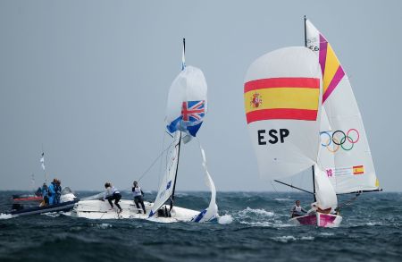 Olympics Day 15 - Sailing - Women's Elliott 6m WMR