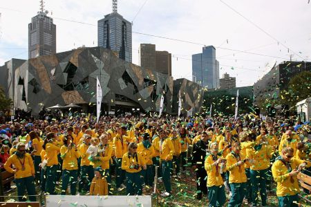 Aussie Olympians welcomed in Melbourne