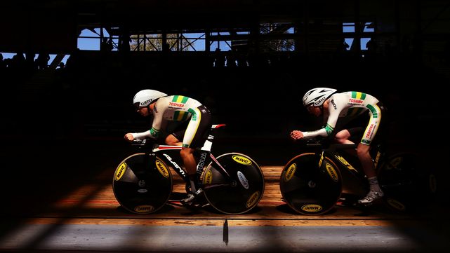 Aussies dominate in the velodrome