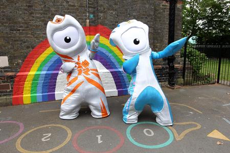 London 2012 Mascots- Wenlock and Mandeville