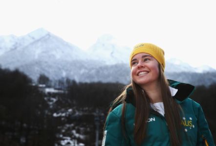 Britt and the mountains