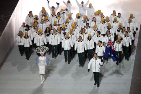 The Aussies march with pride