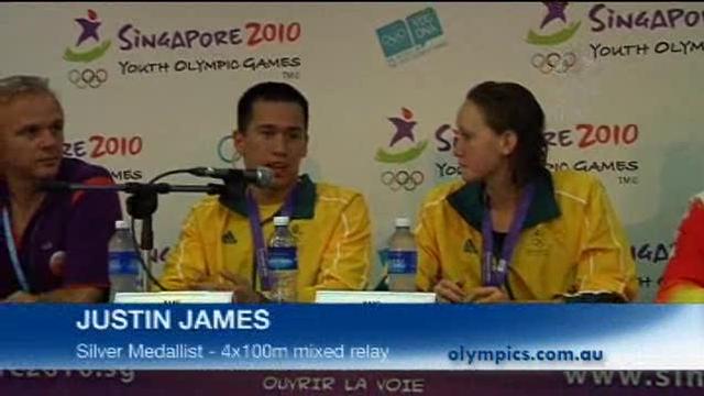 James stoked with silver