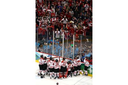 Team Canada celebrate