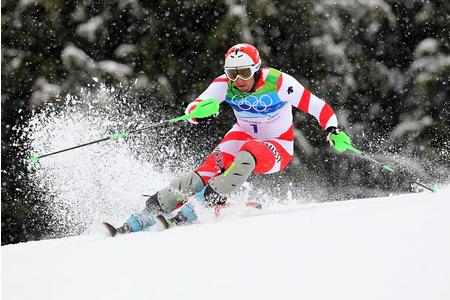 Swiss Slalom Skier