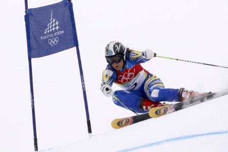 Giant Slalom skiier Anja Paerson
