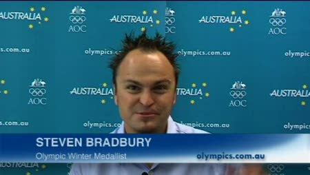 Bradbury gives advice to the prospective 2010 AUS Team