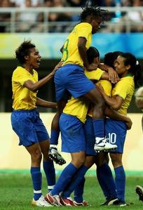 Brazil's female players