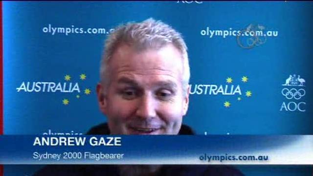Gaze the Sydney 2000 Flagbearer