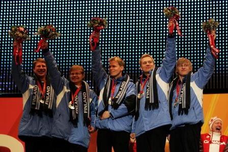Silver medallist Finland