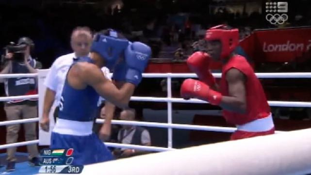 Cameron Hammond vs Niger - Welterweight Boxing Day 2 London 2012
