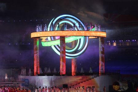 Just one of the amazing features that the Opening Ceremony had on show