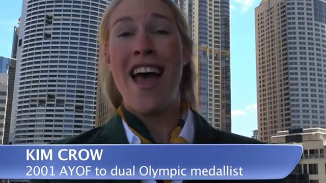 AYOF helped Crow to Olympic medals in London