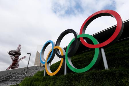 Olympic Rings inside the park