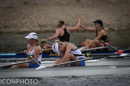 Relief and elation at the rowing