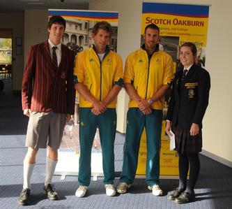 School captains meet Olympians
