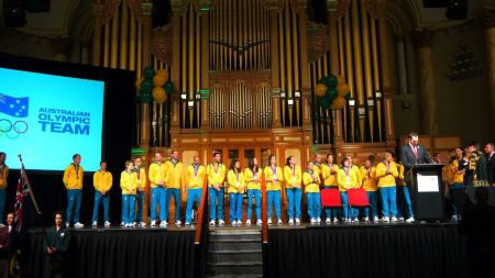 Aussie athletes welcomed in Adelaide